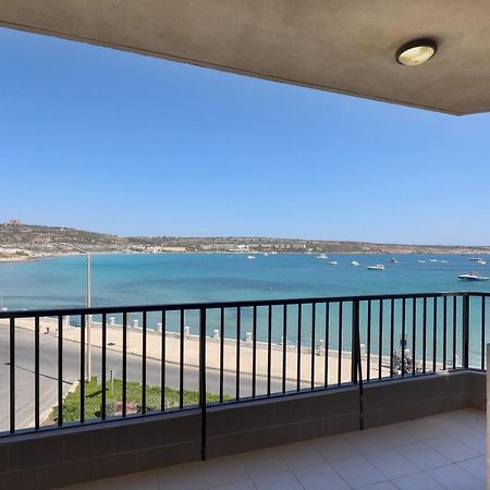 Seafront 2 Bedroom Apartment overlooking Bay Is-Sellum Buitenkant foto
